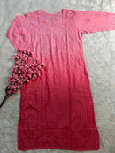 Soft Chanderi Dyeable Beautiful shades Kurtis - chikankariofficial