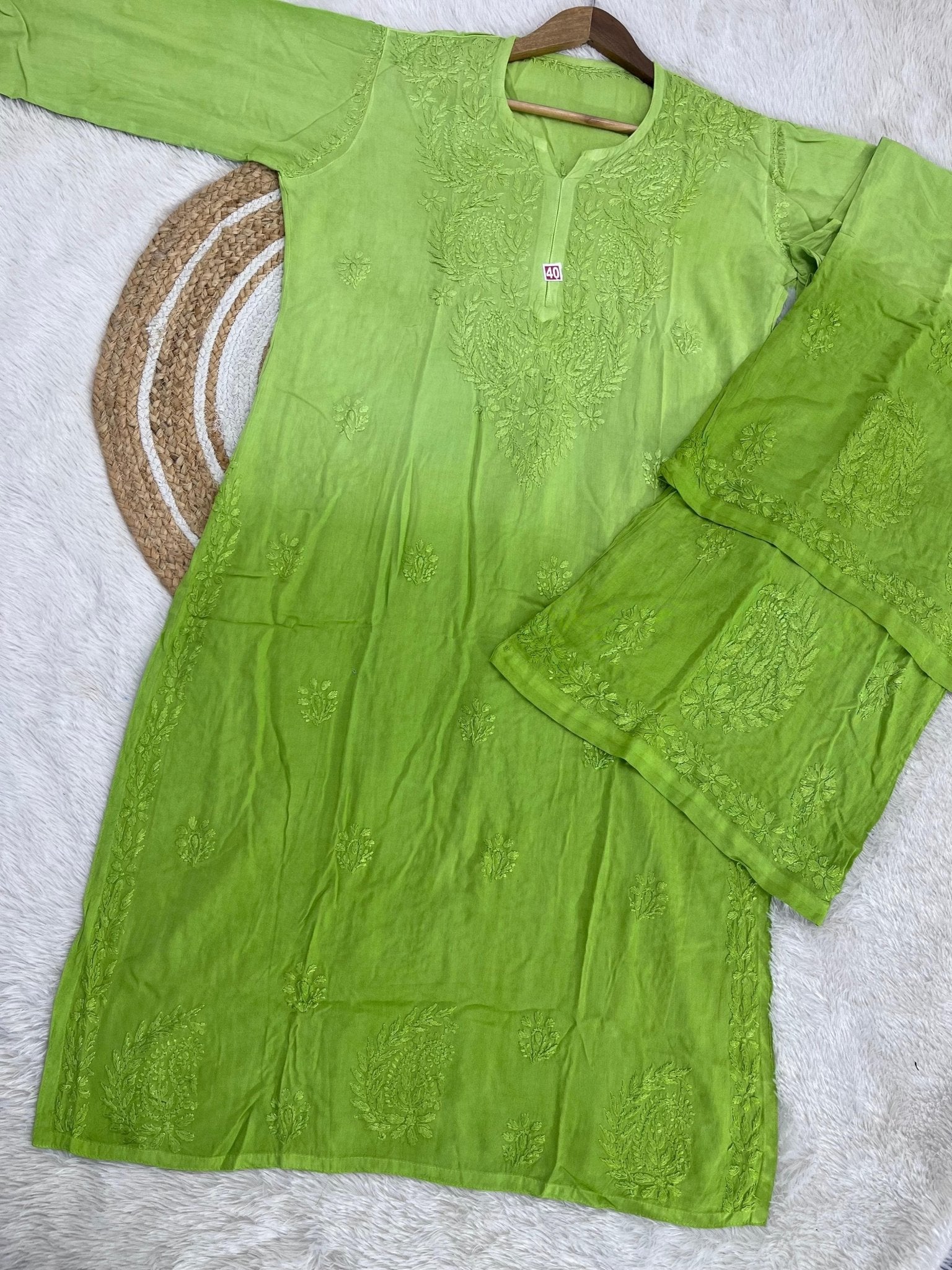 Soft & Comfy Reyon Dye Set - chikankariofficial