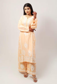 Soft n silky Premium Reyon fabric Plazzo Set - chikankariofficial