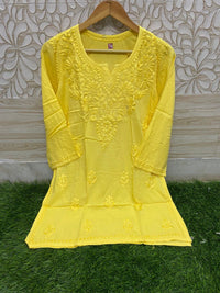 Soft Silky Rayon Short tops - chikankariofficial