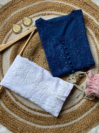 Special Sizes Dobby Cotton Kurts - chikankariofficial