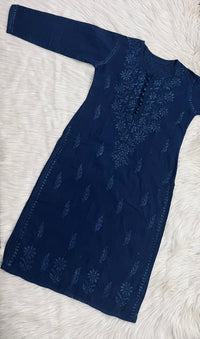 Special Sizes Dobby Cotton Kurts - chikankariofficial