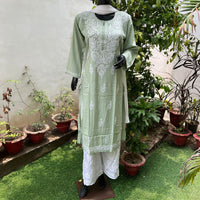 Straight Fit Rayon kurtis - chikankariofficial