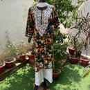 Straight Fit Rayon print kurtis - chikankariofficial