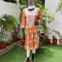 Straight Fit Rayon Riwayat Kurta - chikankariofficial