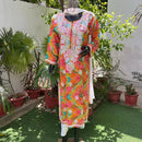 Straight Fit Rayon Riwayat Kurta - chikankariofficial