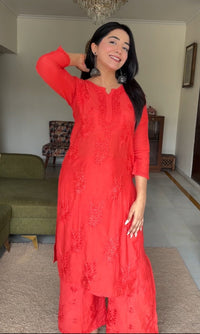 Summer Essential Dyed Chanderi Combo ( Neetu Special ) - chikankariofficial