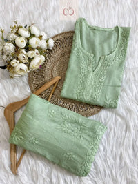 Summer Essential Dyed Chanderi Combo ( Neetu Special ) - chikankariofficial