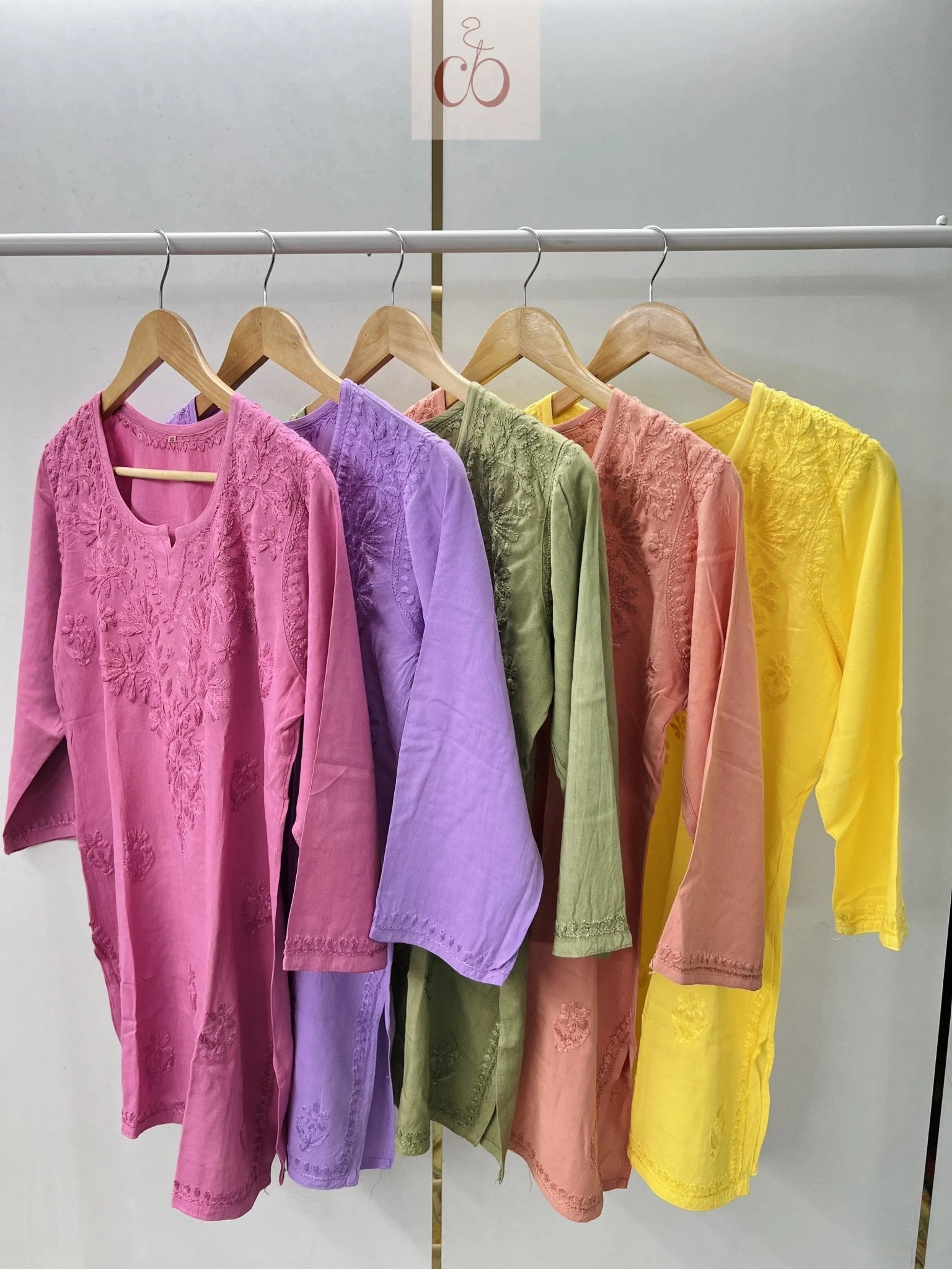 Summer Refreshing Rayon Short Tops - chikankariofficial