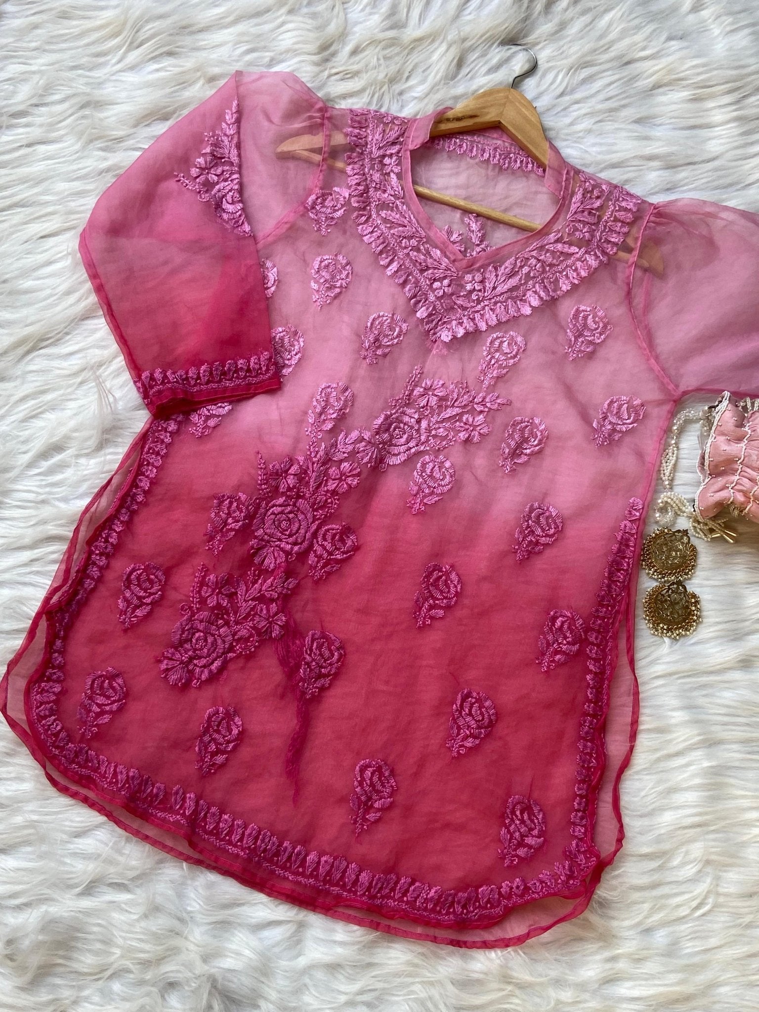 Summer Special Light Weight Ombre Dyed Short Top