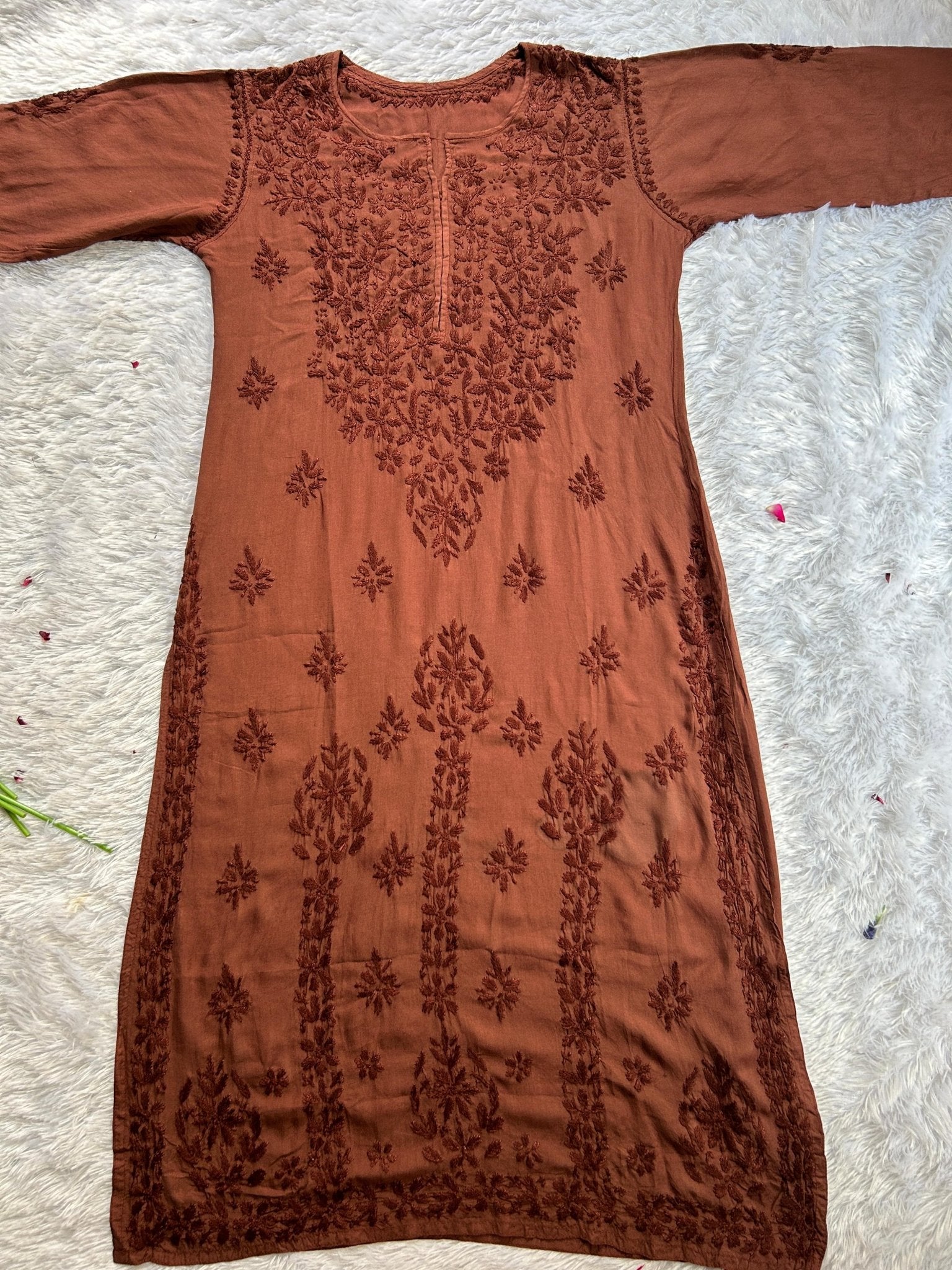 Super soft modal kurtis in beautiful colours - chikankariofficial