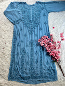 Super soft modal kurtis in beautiful colours - chikankariofficial