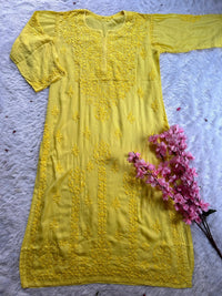 Super soft modal kurtis in beautiful colours - chikankariofficial