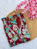 Super soft Mul aliya Gown - chikankariofficial