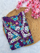 Super soft Mul aliya Gown - chikankariofficial