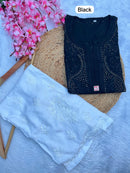 Super Soft Rayon Muqaish Chikankari - chikankariofficial