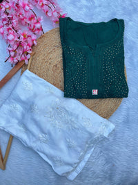 Super Soft Rayon Muqaish Chikankari - chikankariofficial