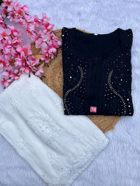 Super Soft Rayon Muqaish Chikankari - chikankariofficial