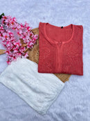 Super Soft Rayon Muqaish Chikankari - chikankariofficial