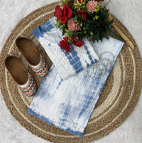 Tie & Dye Ghass patti Hand work Combo - chikankariofficial