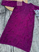 Tone to Tone Chanderi long Kurti - chikankariofficial