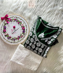 Traditional Thread Chikankari Gown - chikankariofficial