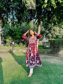 Traditional Thread Chikankari Gown - chikankariofficial