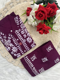 Trending Chikan pant Set - chikankariofficial