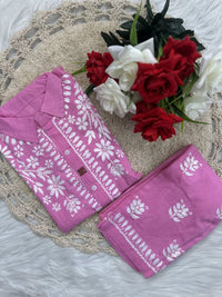 Trending Chikan pant Set - chikankariofficial