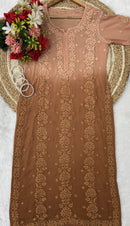 Viscose Chikan 70Gram Anchor Thread worked - chikankariofficial