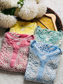 Viscose Circle daman luxe Kurta - chikankariofficial