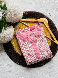 Viscose Circle daman luxe Kurta - chikankariofficial