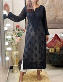 Viscose Finest Quality Worked kurtas.. - chikankariofficial