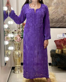 Viscose Finest Quality Worked kurtas.. - chikankariofficial