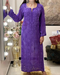 Viscose Finest Quality Worked kurtas.. - chikankariofficial