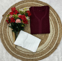 Viscose In Resham Thread kurti - chikankariofficial