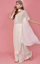 Viscose Ring Jaal Premium Set - chikankariofficial