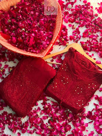 Viscose short top pair - chikankariofficial