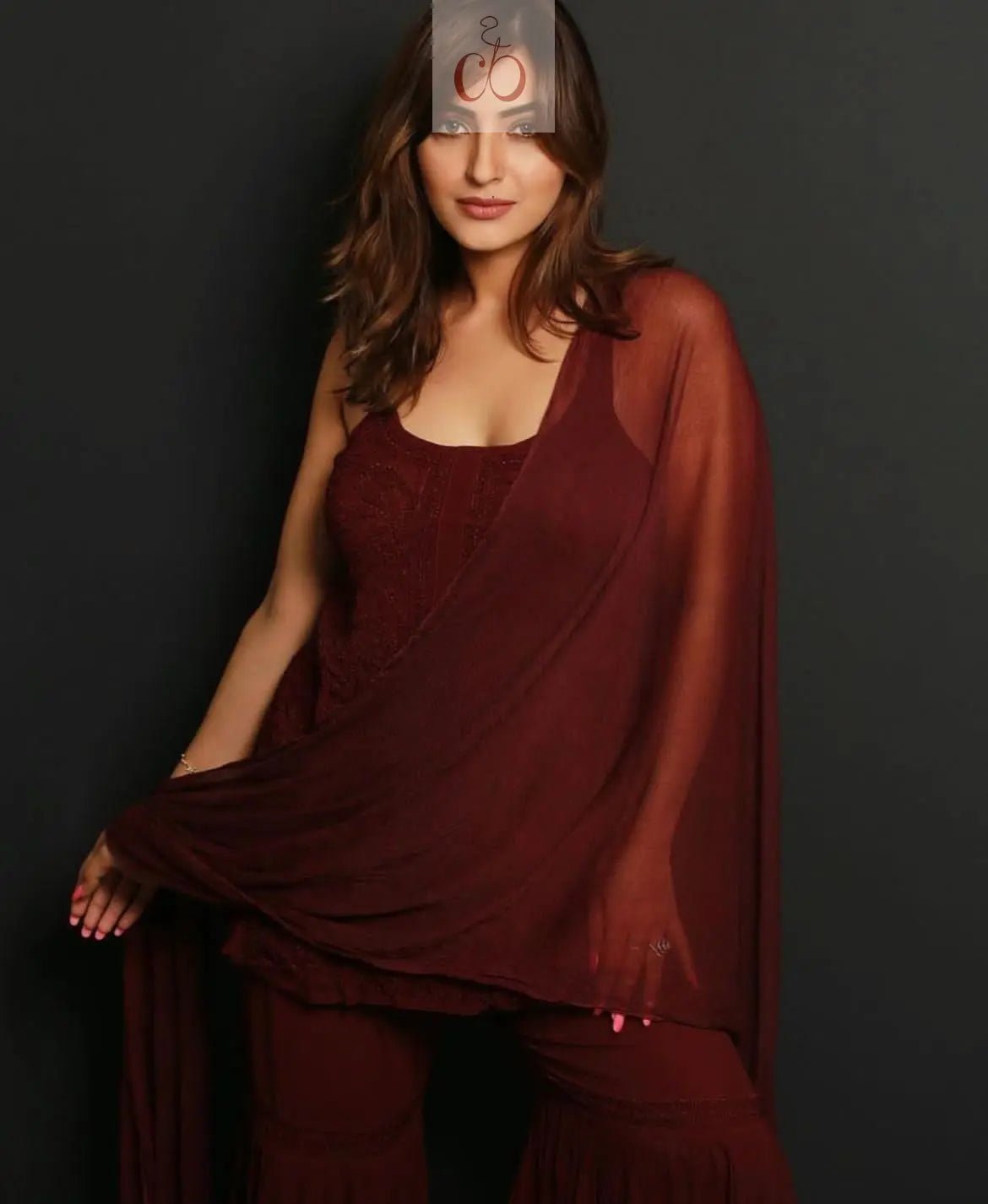 Viscose Special Sharara Pair - chikankariofficial