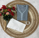 Viscose With Resham work - chikankariofficial