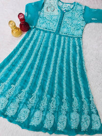 Yok Georgette’ Anarkali - chikankariofficial