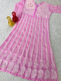 Yok Georgette’ Anarkali - chikankariofficial