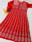 Yok Georgette’ Anarkali - chikankariofficial